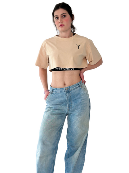 Oversized Crop Top Outfit